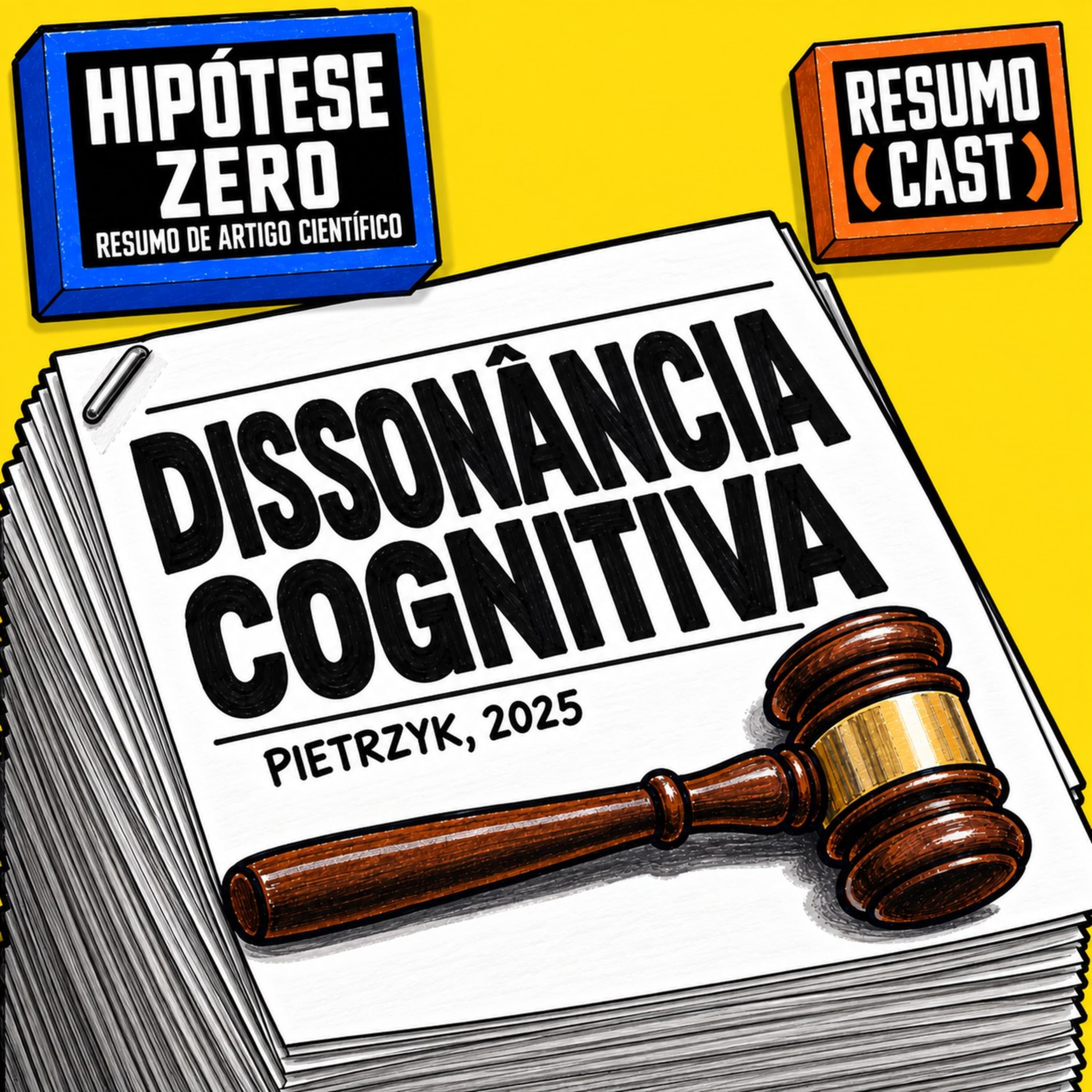 Dissonância Cognitiva: por que dois juízes leem a mesma lei e decidem o contrário | Temporada 8 · Artigo científico em 19 min