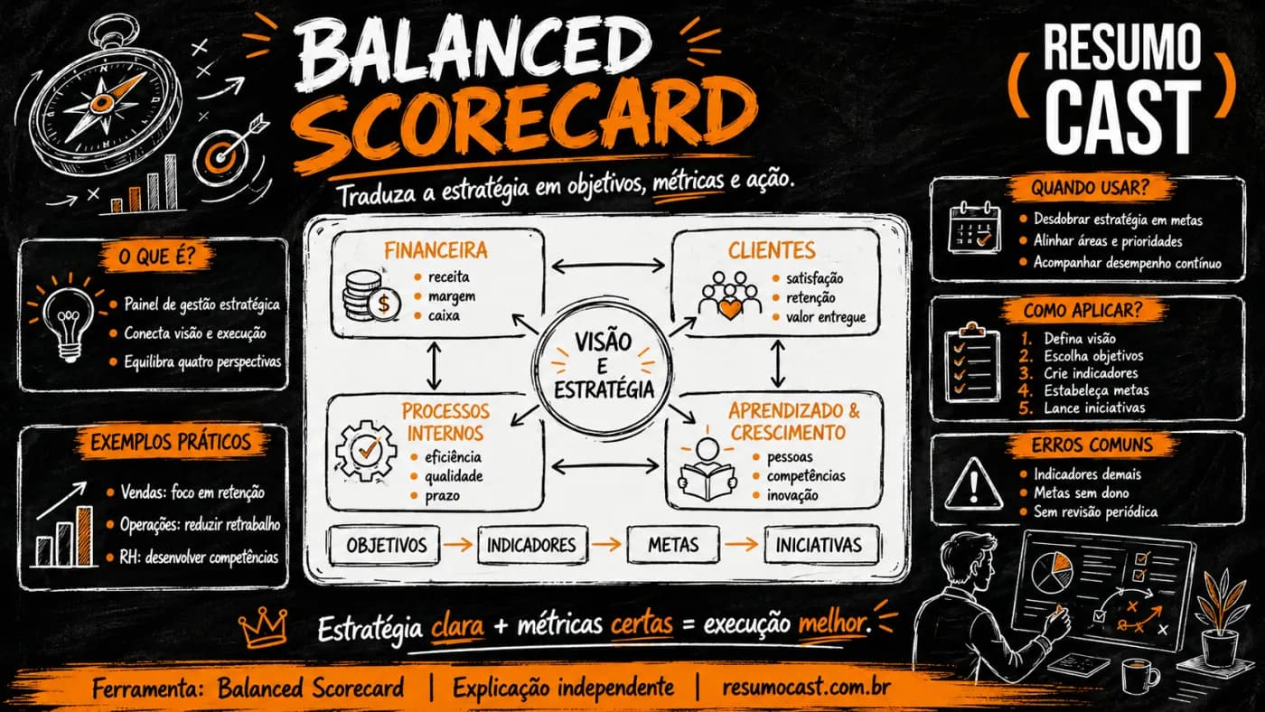 Balanced Scorecard: o que é, as 4 perspectivas e como aplicar